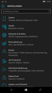 Windows Mobile Einstellungen - Apps auf SD